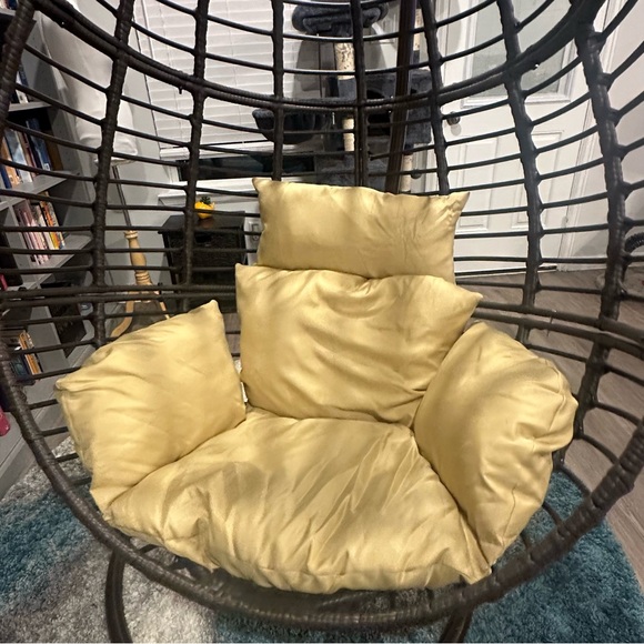 Urban Cocoon Tan Cushion Set for Hanging Egg Chair - Picture 6 of 8